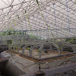Location parapluie de chantier en portee XXL avec bache - Chateau de Trevarez Saint Goazec, Finistere 29 - LOCADIRECT - LOCADIRECT