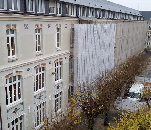 Renovation facade du Lycee Balzac, Tours (37) - LOCADIRECT - LOCADIRECT