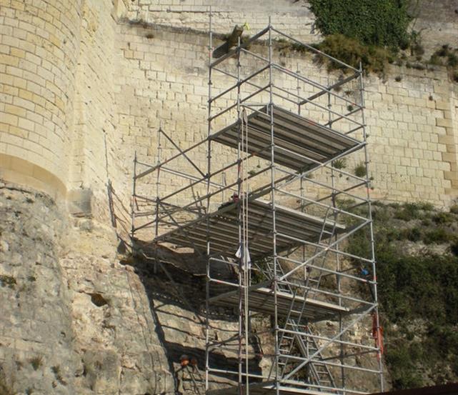 Renovation du donjon du Chateau de Loches - LOCADIRECT - LOCADIRECT