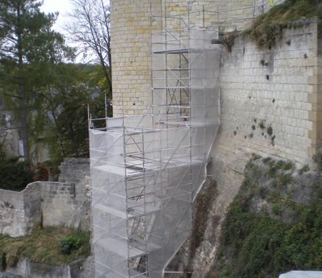 Renovation du donjon du Chateau de Loches - LOCADIRECT - LOCADIRECT