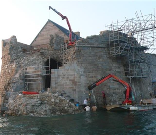 Renovation du fort de La Conchee, Saint Malo - LOCADIRECT - LOCADIRECT
