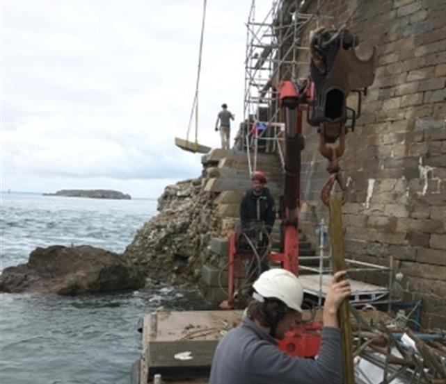 Renovation du fort de La Conchee, Saint Malo - LOCADIRECT - LOCADIRECT