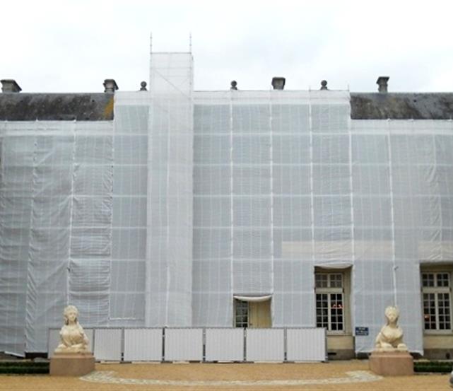 Echaufaudage filets chateau Colbert 49 - LOCADIRECT