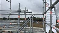 Echafaudage site ENEDIS à Blois - LOCADIRECT