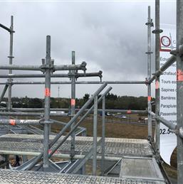 Echafaudage site ENEDIS à Blois - LOCADIRECT